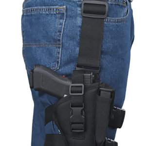 Bulldog WTAC8R Tactical  Leg Black Knit Fits Large Semi-Auto Fits 3.50-5″ Barrel Right Hand