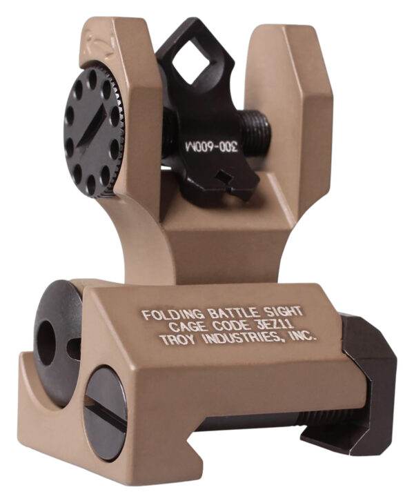 77141 Troy Rear Folding Battle Sight Di-Optic (DOA) Flat Dark Earth