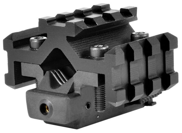 77220 NCStar ATRLS Tri-Rail Barrel Mount with Red Laser
