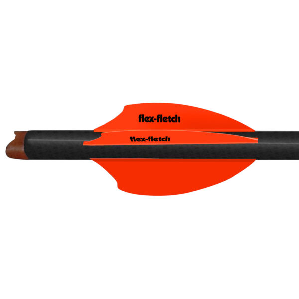 78411_1 Flex Fletch SK2 Vanes Blaze Orange 2 in. 100 pk.