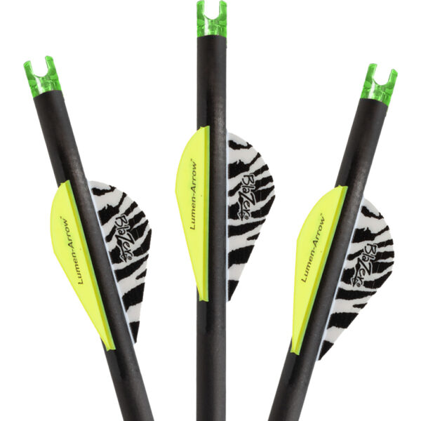 80204_1 Lumenok Crossbow Bolts 20 in. Green Capture Nocks 3 pk.