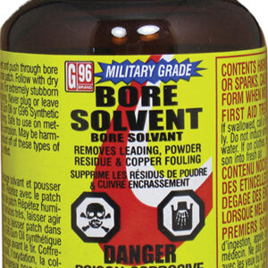 G96 Military Grade Bore Solvent — 4 oz Amber Jar