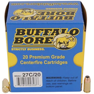 Buffalo Bore 27C20 Strictly Business .380 ACP +P 90gr JHP