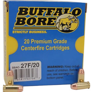Buffalo Bore 27F20 .380 ACP 95 gr FMJ-FN 20/Box