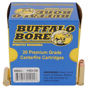 Buffalo Bore 19D20 .357 Magnum 125gr JHP 20 rds