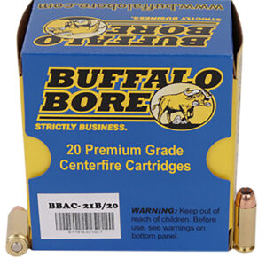 Buffalo Bore 21B20 10mm 180gr JHP – 20rd Box