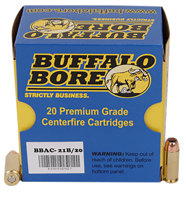 Buffalo Bore 21B20 10mm 180gr JHP – 20rd Box