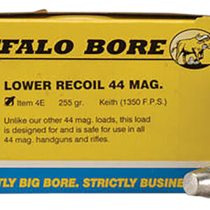Buffalo Bore 4E20 Low Recoil 44Rem Mag 255gr – 20/Box
