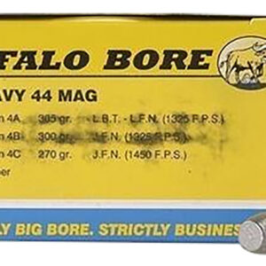 Buffalo Bore 4A20 Heavy .44 Magnum 305 gr Hard Cast FN