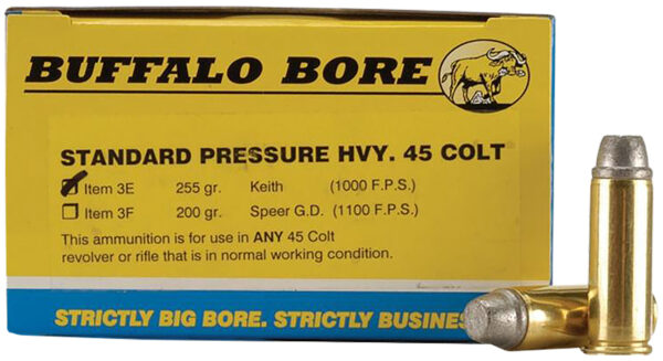 80773 Buffalo Bore 3E20 .45 Long Colt 255gr Gas-Checked 20/Box