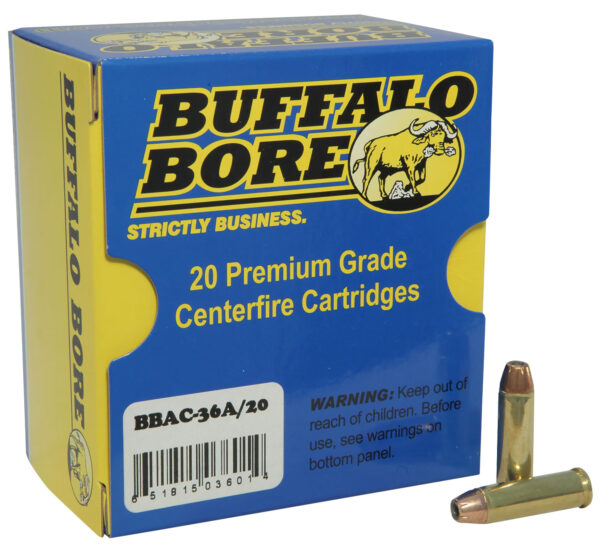 80781-2 Buffalo Bore Heavy Strictly Business .35 Rem 220gr SJFP – 20/Box