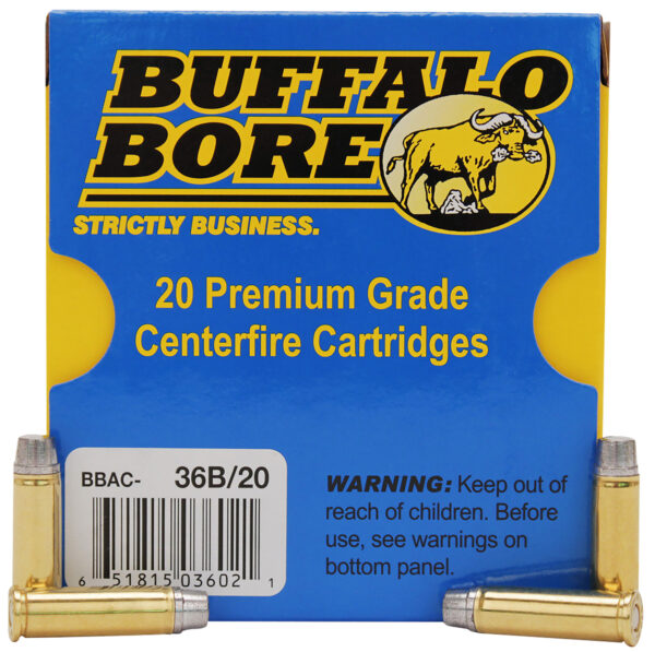 Buffalo Bore 36B20 .32 H&R Magnum +P 130 gr Hard Cast – 20/Box
