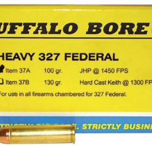 Buffalo Bore 37A20 327 Federal Magnum 100 gr JHP – 20 rd Box