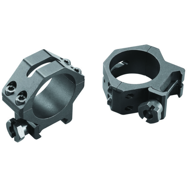80872 Weaver 4-Hole Skeleton 30mm Scope Rings Low Matte