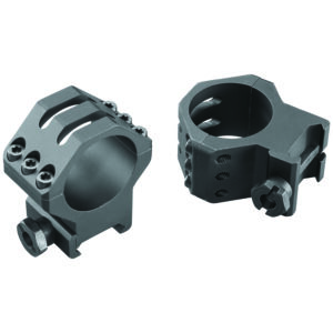 Weaver Mounts 99694 Six-Hole Picatinny Rings  Matte Black 30mm High