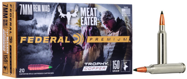 80973 Federal Premium Trophy Copper 7mm Rem Mag 150 gr 20rd