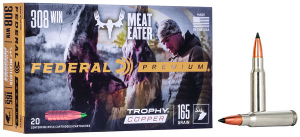 80976 Federal Premium Trophy Copper .308 Win 165 gr, 20rd