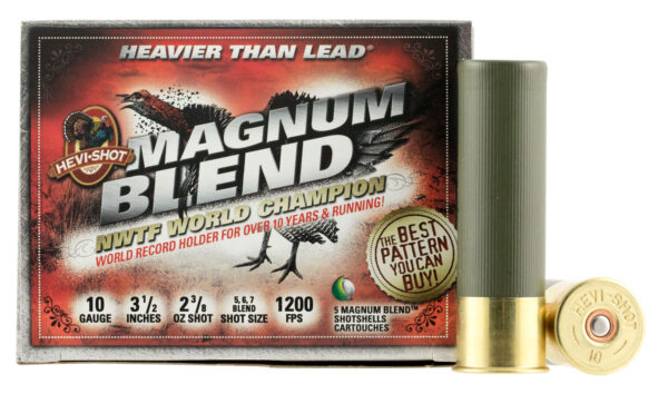 HEVI-Shot HS13567 Magnum Blend 10ga 3.5in 2-3/8oz #5/6/7