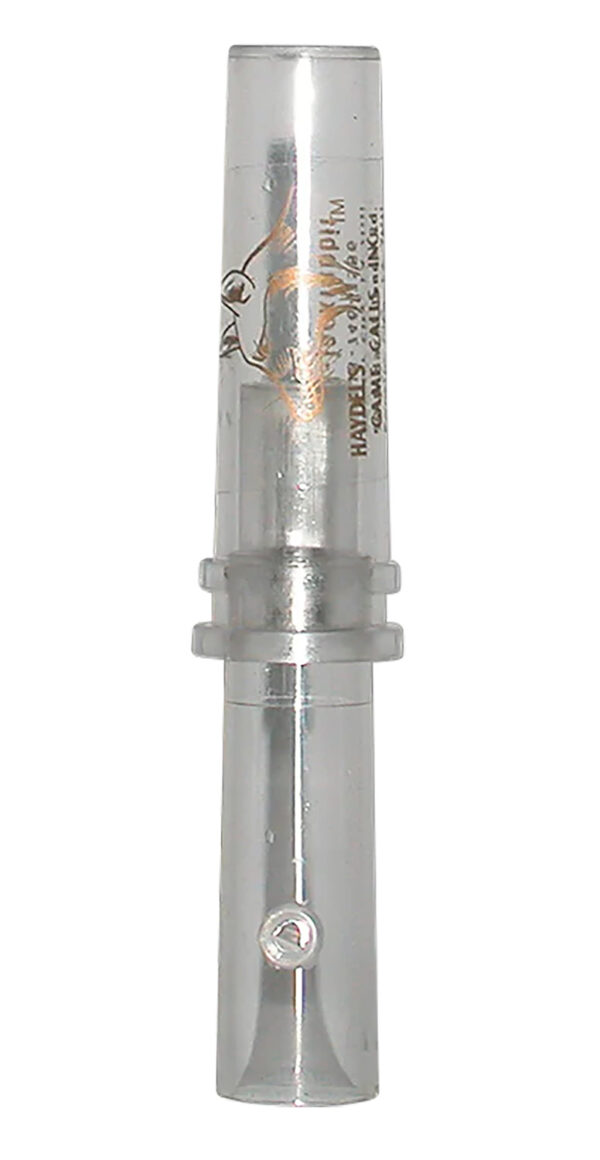 81047 Haydel’s GHJ Government Hunter Baby Rabbit Call — Clear Acrylic