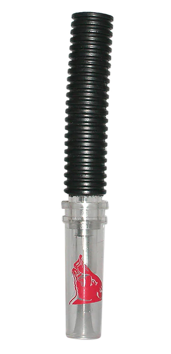 81064 Haydel’s PS92 Pig Squealer Hog Call, Clear/Black Plastic