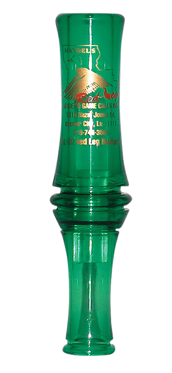 Haydel’s RL-99 Redleg Mallard Duck Call, Green