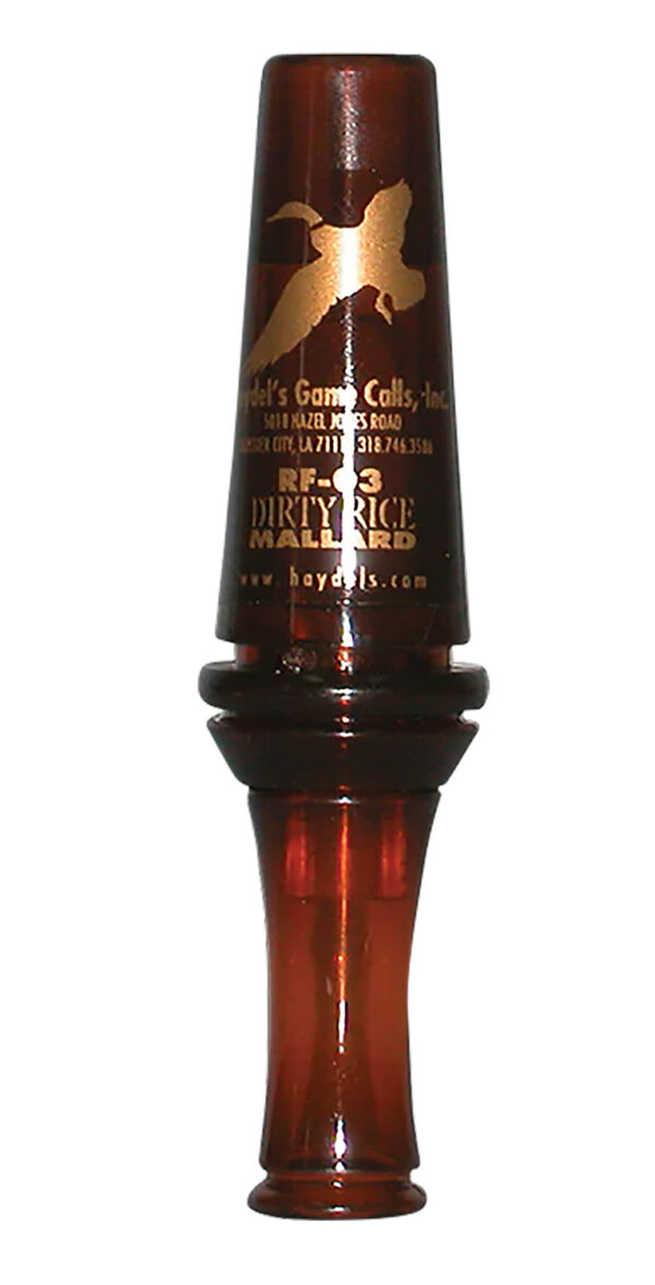 81181 Haydel RF-03 Dirty Rice Mallard Call – Brown Plastic