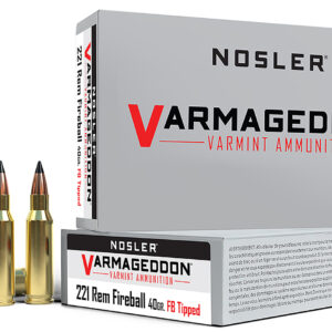 Nosler Varmageddon 221 Rem Fireball 40 gr FBT – 20rd