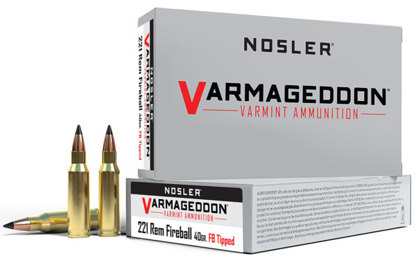 81555 Nosler Varmageddon 221 Rem Fireball 40 gr FBT – 20rd