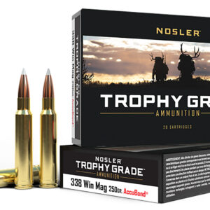 Nosler Trophy Grade .338 Win Mag 250 gr AccuBond