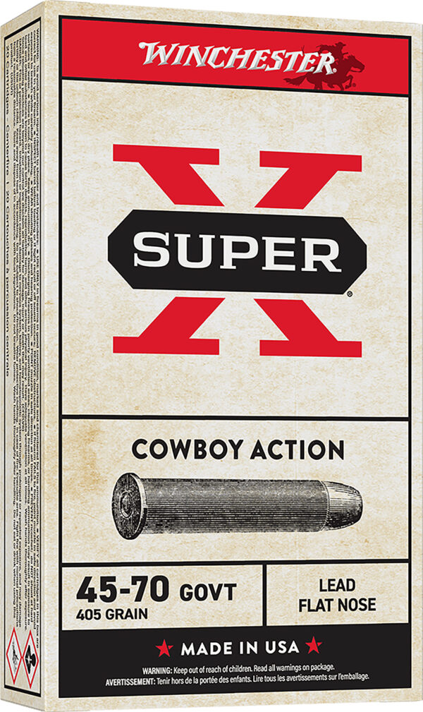 81791 Winchester Super-X 45-70 Gov’t 405 gr LFN 20rd Box