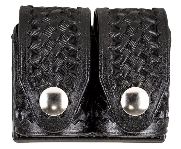HKS 203BLBN SpeedLoader Case Double, Basketweave Black