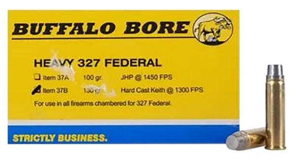 Buffalo Bore 37B20 Heavy Strictly Business .327 FM 130 gr HC