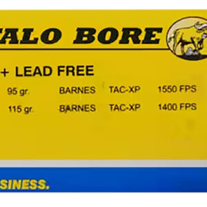 Buffalo Bore 9mm Luger +P+ 95gr Barnes TAC-XP 20/Box