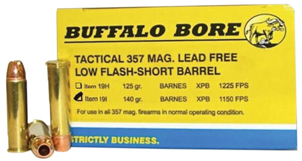 82103 Buffalo Bore 357 Magnum 140 gr Barnes VOR-TX XPB — 20 rd Box