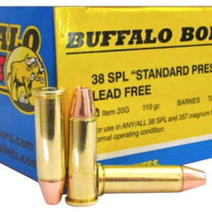 Buffalo Bore 38 Special 110gr Barnes TAC-XP Lead-Free 20rd Box