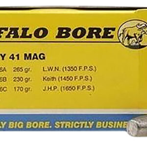 Buffalo Bore .41 Rem Mag 265 gr Hard Cast Lead 20/Box