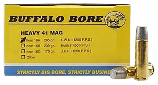 Buffalo Bore .41 Rem Mag 265 gr Hard Cast Lead 20/Box