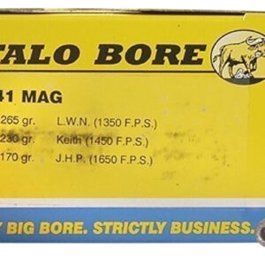 Buffalo Bore 41 Rem Mag 170 gr JHP, 20rd Box