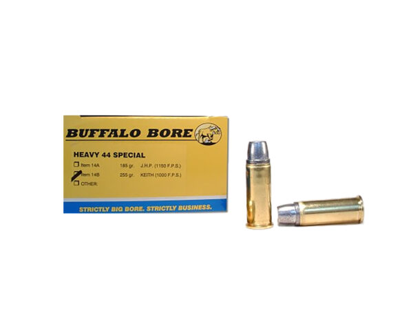 Buffalo Bore 14B20 .44 S&W Special 255 gr Hard Cast SWC, 20/Box