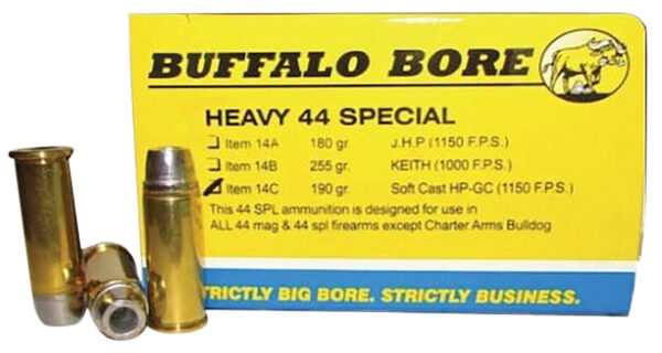 Buffalo Bore 14C20 Heavy Strictly Business .44 S&W Special 190gr — 20rd