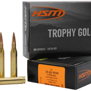 HSM Trophy Gold 25-06 Rem 115 gr Berger VLD 20rd