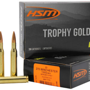 HSM Trophy Gold .270 Win 130 gr Berger VLD, 20rd