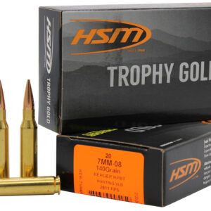 HSM Trophy Gold 7mm-08 Rem 140 gr Berger VLD Match, 20rd Box