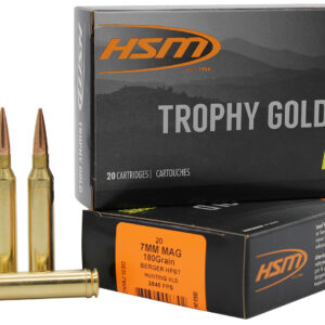 HSM Trophy Gold 7mm Rem Mag 180gr – 20rd Box