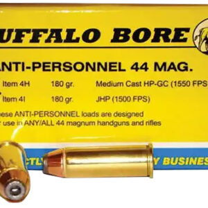 Buffalo Bore 4I20 Anti-Personnel .44 Magnum 180gr JHP