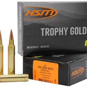 HSM Trophy Gold 300 Win Mag 185 gr Berger VLD – 20rd