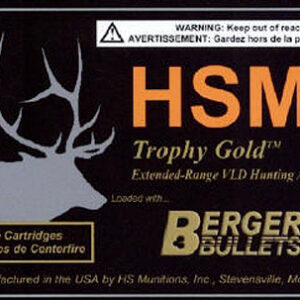 HSM Trophy Gold 30-06 210 gr Berger VLD 20rd