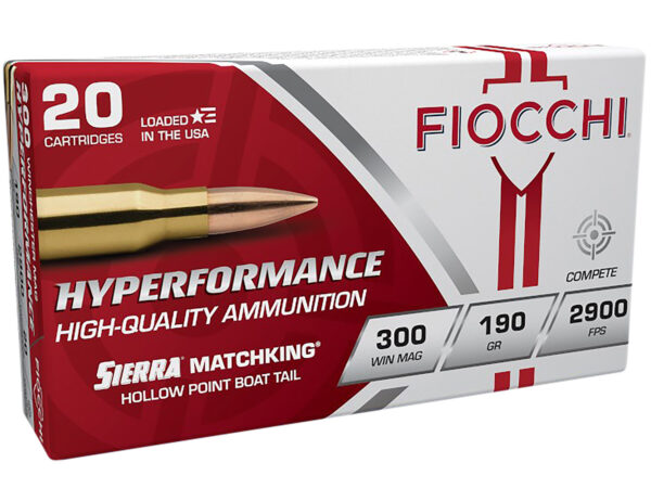 82415 Fiocchi 300 Win Mag 190gr MatchKing – 20rd