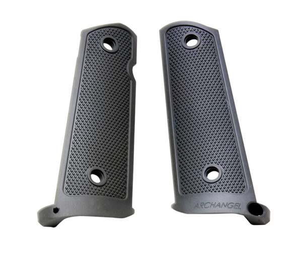 82718 Archangel AA108 1911 Grip Panels, Aluminum, Black