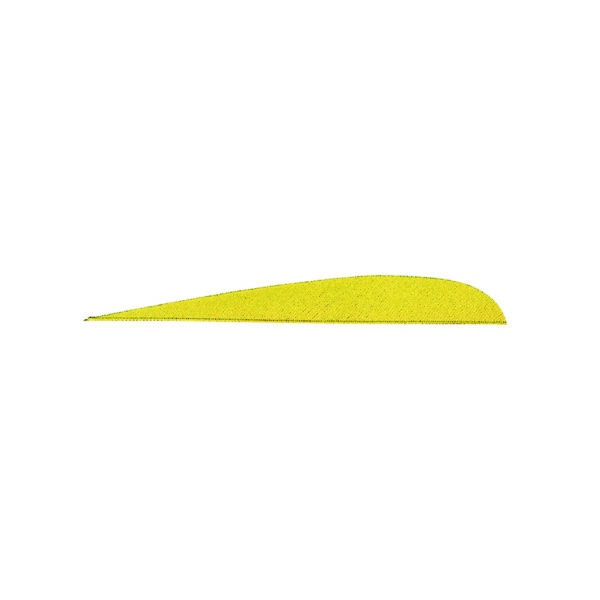 8335_1 Gateway Parabolic Feathers Neon Yellow 4 in. RW 100 pk.